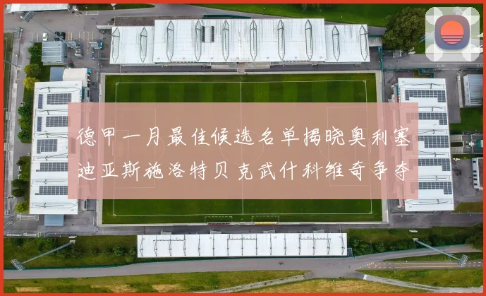 德甲一月最佳候选名单揭晓奥利塞迪亚斯施洛特贝克武什科维奇争夺荣耀